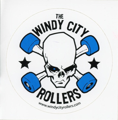 Sticker: The Windy City Rollers; Windy City Rollers; GWL-2019-59-22