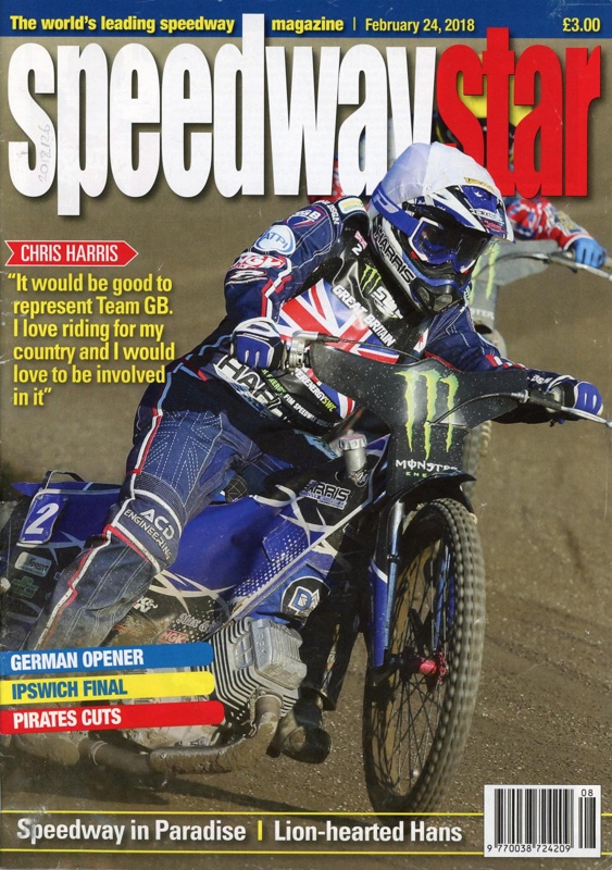 Magazine cover: Speedway Star; Pinegen Ltd; 2018; GWL-2018-12-6