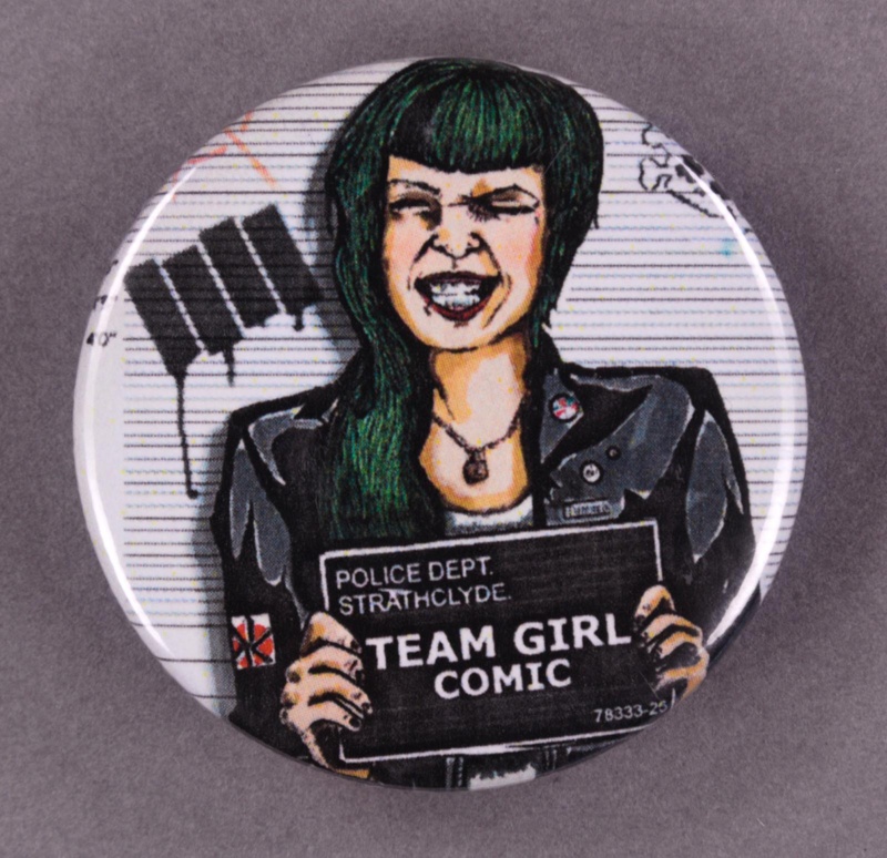 Badge: Team Girl Comic; TGC Collective; c.2010; GWL-2013-30-1