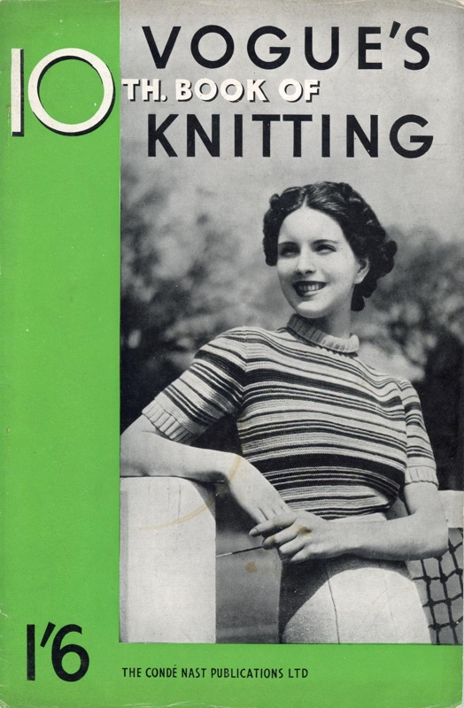 Vogue's 10th Book of Knitting; Condé Nast Publications Ltd; c.1937; GWL-2022-128-7