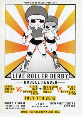 Programme: Double Header; Tiger Bay Brawlers; 2012; GWL-2020-35-14