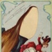 Postcard front: Woman being kicked down stairs; c.1906-08; GWL-2024-106-9