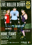 Programme: GRD Home Teams Season 3; Glasgow Roller Derby; June - Sept 2012; GWL-2018-60-16