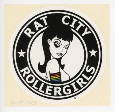 Sticker: Rat City Rollergirls; GWL-2019-91-16