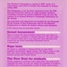 Flyer back: NUS Women's Campaign; National Union of Students (NUS); c.1970s; GWL-2020-15-12