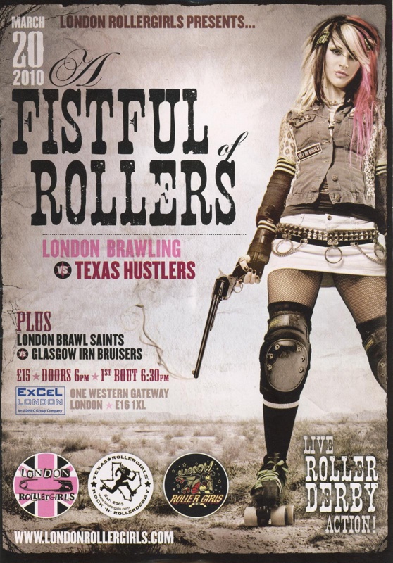 Programme: A Fistful of Rollers; London Roller Derby; March 2010; GWL-2019-57-27