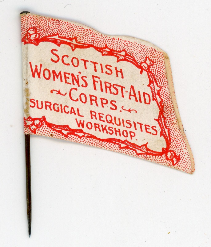 Pin flag: Scottish Women's First Aid Corps; c.1914-18; GWL-2016-97-8