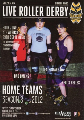 Programme: Home Teams Season 3; Glasgow Roller Derby; 2012; GWL-2020-25-12