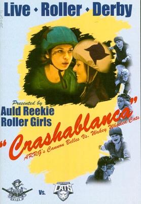 Cover of Roller Derby programme for "Crashablanca"