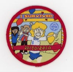 Patch: I Survived 20/10/2010; Girlguiding UK; c.2010; GWL-2018-69-14-4