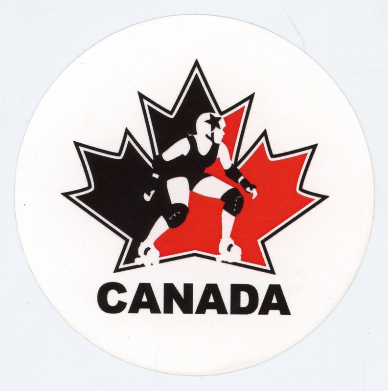 Sticker: Canada; Team Canada Roller Derby; 2008-20; GWL-2025-118-14