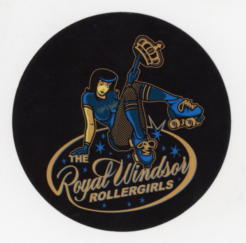 Sticker: The Royal Windsor Rollergirls; Royal Windsor Roller Derby; 2007-18; GWL-2025-118-32
