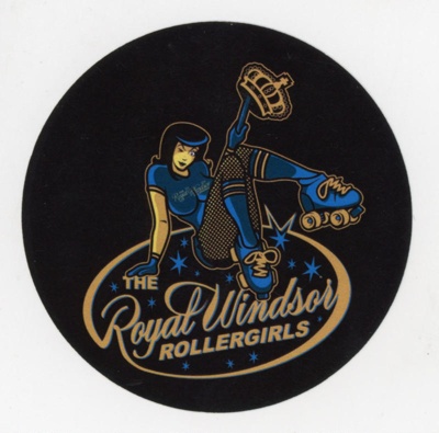 Sticker: The Royal Windsor Rollergirls; Royal Windsor Roller Derby; 2007-18; GWL-2025-118-32