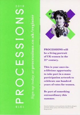 Leaflet: PROCESSIONS 2018; Artichoke; c.2018; GWL-2018-54-6