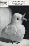 Knitting pattern: Chickabiddy Cuddly Toy; Bestway; c.1940s; GWL-2015-34-5