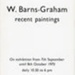 Catalogue cover: W. Barns-Graham recent paintings; Sheviock Gallery; 1970; GWL-2022-30-7-1