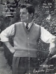 Knitting pattern: Man's Sleeveless Pullover; Robert Leaflet No. 574; c.1940s-50s; GWL-2022-113-16