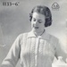 Knitting pattern (back cover): Two Bedjackets; P&B Wools No. 1133; GWL-2015-94-19
