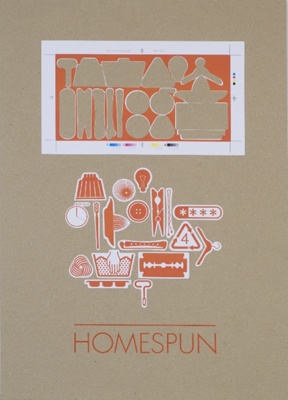 Print titled 'Homespun' by Kate Gibson