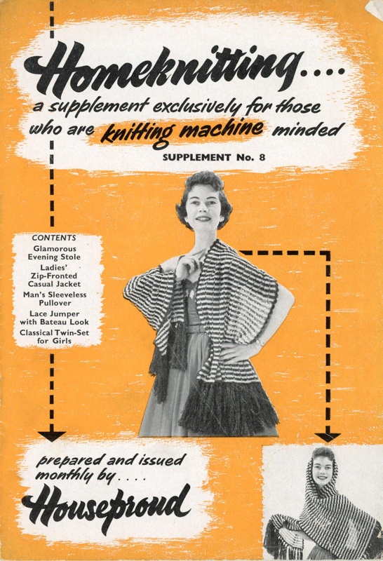 Magazine supplement: Homeknitting No. 8; Compendium Publishing Co Ltd; June 1955; GWL-2016-159-23