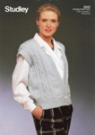 Knitting pattern: Waistcoat; Studley Wools; c.1980s; GWL-2022-14-5