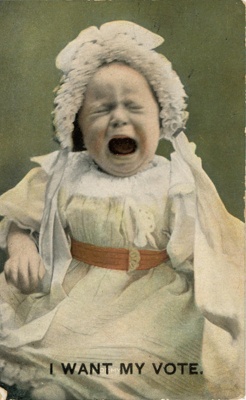 Postcard: I Want My Vote; E.T.W. Dennis & Sons Ltd; c.1908; GWL-2024-77-2