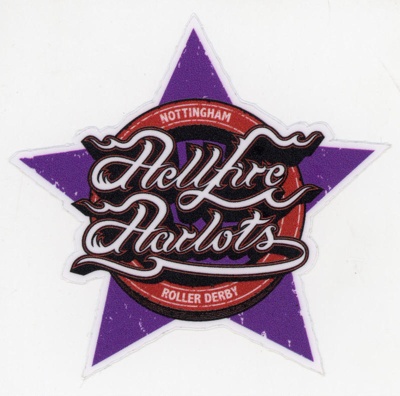 Sticker: Hellfire Harlots; Nottingham Hellfire Harlots Roller Derby; 2010-23; GWL-2025-118-30