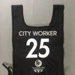 Sports bib: City Worker; Glasgow 2014; GWL-2015-58-15