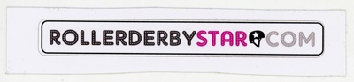 Sticker: Roller Derby Star; RollerDerbyStar.com; c.2010s; GWL-2025-118-72 Sticker: Roller Derby Star; RollerDerbyStar.com; c.2010s; GWL-2025-118-72