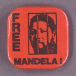 Badge: Free Mandela; GWL-2013-50-79