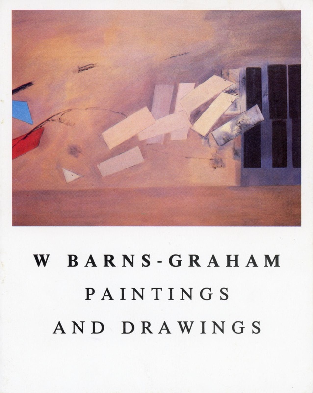 Catalogue cover: W Barns-Graham: Paintings and Drawings; Gillian Jason Gallery; 1987; GWL-2022-30-11