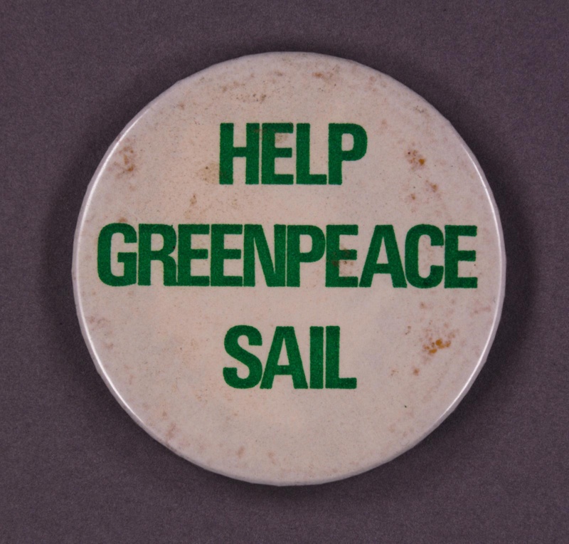 Badge: Help Greenpeace Sail; GWL-2013-59-8