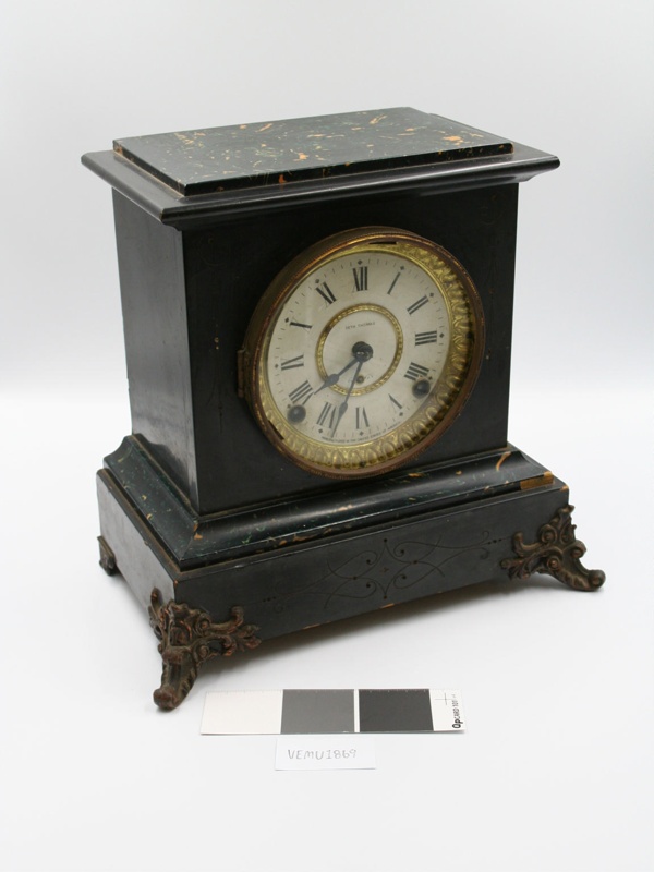 Seth Thomas mantel clock; Seth Thomas Clock Company; VEMU1869 eHive