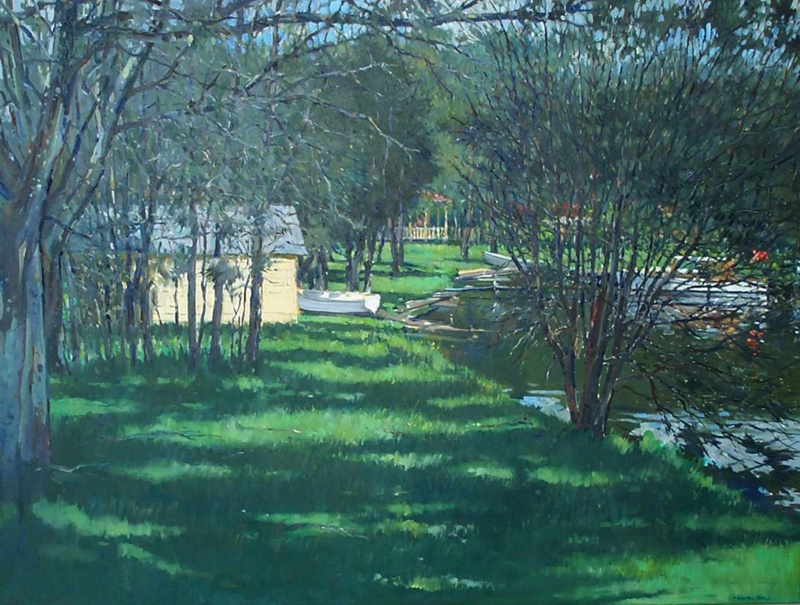 'End of Fennell Bay at Blackalls'; Bates, Frederic; 1996; MC.1999.0003