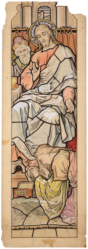 [Mary Washing the Feet of Jesus]; Radecki, John; c.1920-1954; H2024.3 ...