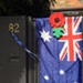 ANZAC Day poppy, flag and message during lockdown, Sandringham; Zammit, Gwen; 2020 Apr. 25; PD3346