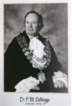 Cr. F. M. Collings, Mayor of Sandringham, 1974-75; Nilsson, Ray; 2017 Jul. 3; P12292