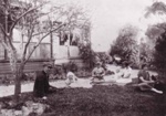 Wheeler family group in yard of Holyrood, 39 Holyrood Street, Hampton; 1924/5; P0217