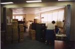 Installation of compactus, Sandringham and District Historical Society resource centre; 1999 Jan.; P3330-2