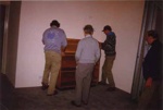 Moving into the new Sandringham and District Historical Society resource centre; Utting, Peg; 1996 Nov.; P3069-4