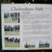 Cheltenham Park. Notice about its history; Nilsson, Ray; 2008 Mar. 8; P9113