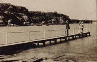 Jetty at Table Rock, Beaumaris; c.1923; P2129