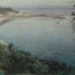 Half Moon Bay : jetty with light; Latimer, Frank (1886-1974); 1991 Sept.; P2909
