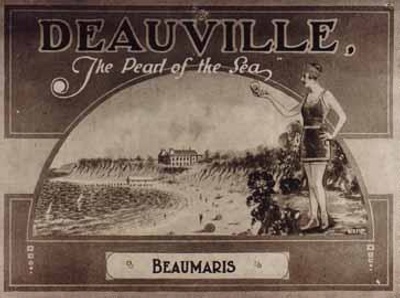 Deauville, the pearl of the sea: Beaumaris.; 1926; P2140