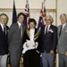 Cr Pauline Reynolds and politicians on Australia Day; Reynolds, Pauline; 1988; PD3743