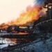 Fire at Keefers boatshed; Scott, George; 1984; P2859