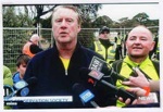 Save 229 Trees demonstration at the site of Sandringham College, Beaumaris Campus; Channel 7; 2016 Oct. 24; P12122