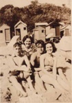 Cowmeadow children on Sandringham beach; 1941; P0097