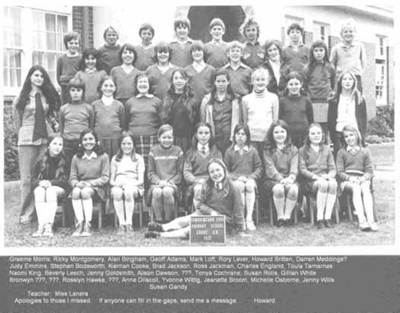 Sandringham East Primary School Grade 6B, 1972; 1972; P8572