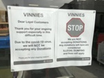 Vinnies shop closed to donations during lockdown; Choat, Liz; 2020 Apr. 3; PD3182